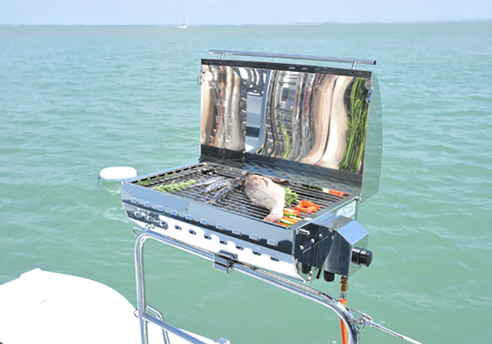 "Cook'N'Boat" Gasgrill, rostfr. Stahl