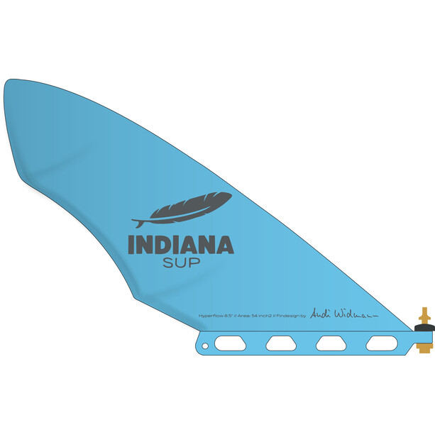 Indiana SUP 11'6 Family Pack mit 3-teiligem Fiberglas/Composite Paddel blau/grau