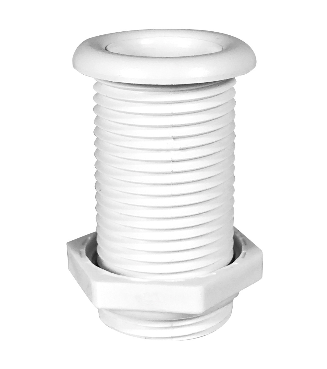 Nuova Rade Borddurchlass aus Nylon, gerade – 62 mm Länge, Ø 30 mm