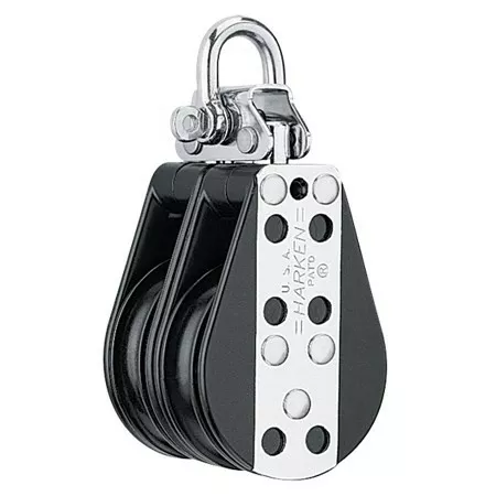 Harken Doppelblock 57 mm – Kompakt & Leicht für Jollen, Cruiser & Racer