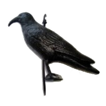 Möwenschreck Krähe aus Kunststoff