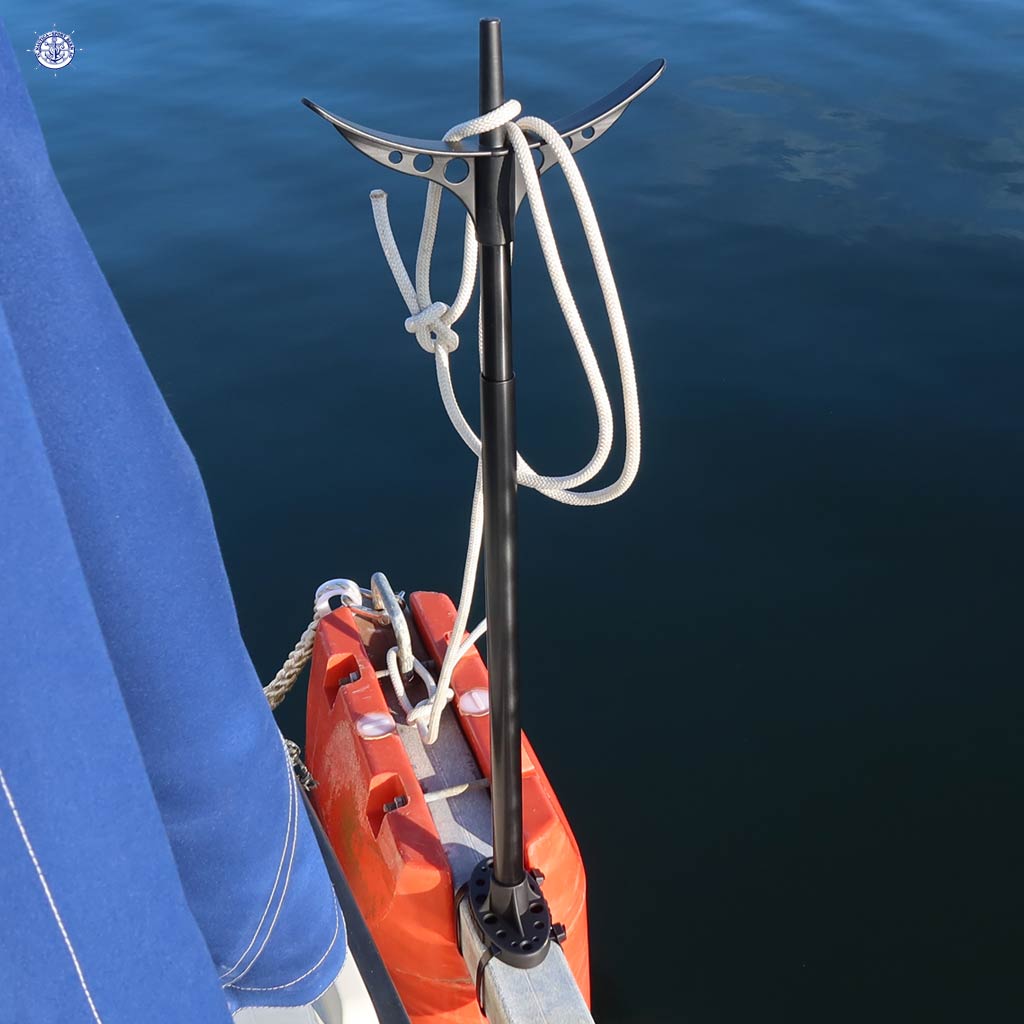 NOA Dockmaster Tauwerkhalter – Weiterentwicklung von Mr. Mooring, höhenverstellbar 80–135 cm