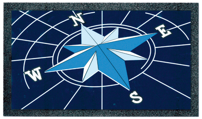 Format Rutschfeste Fussmatte 40 x 68 cm – Motiv Wind, wetterbeständig
