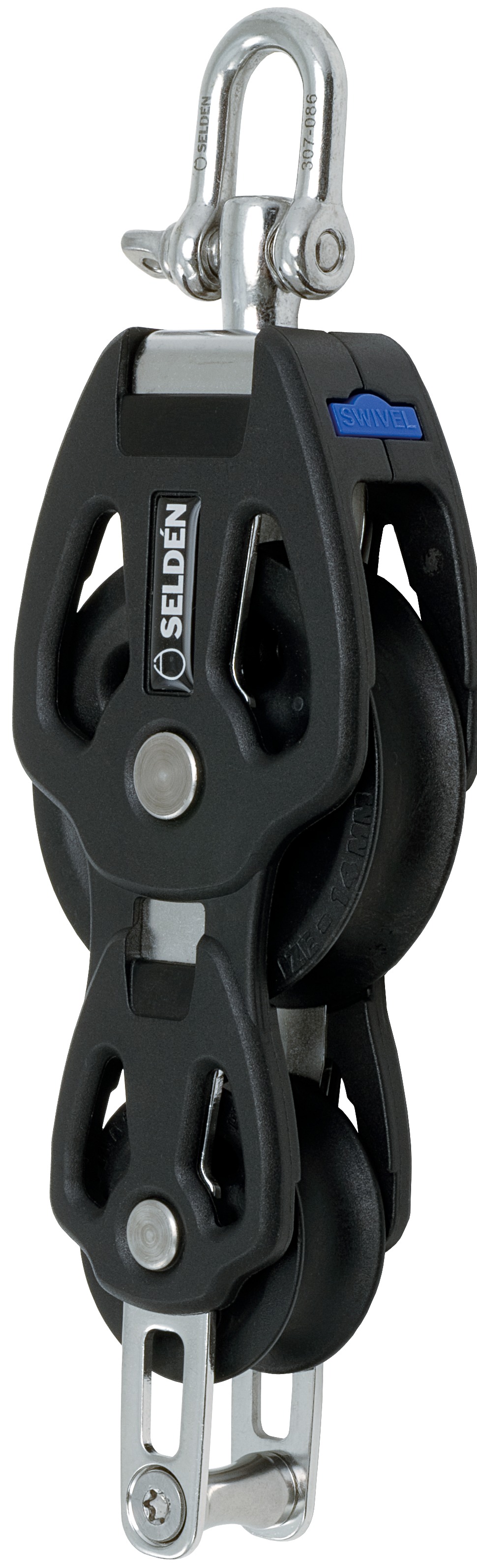 Selden Violinblock PBB60, mit Hundsfott und Wirbel - Serie 60