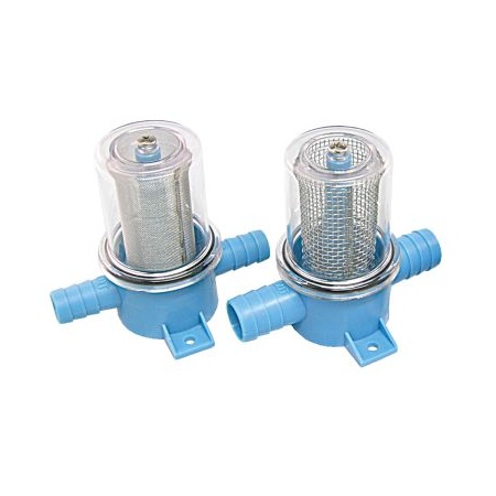 Inline Filter mit Edelstahl-Filterblech