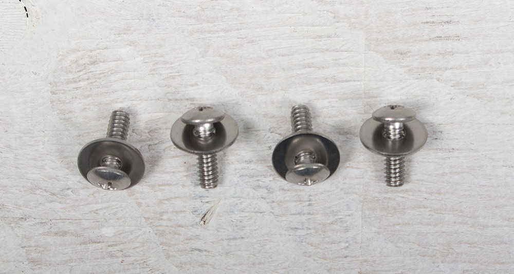 SCREWS AND PLATE WASHERS, 4 STUECK