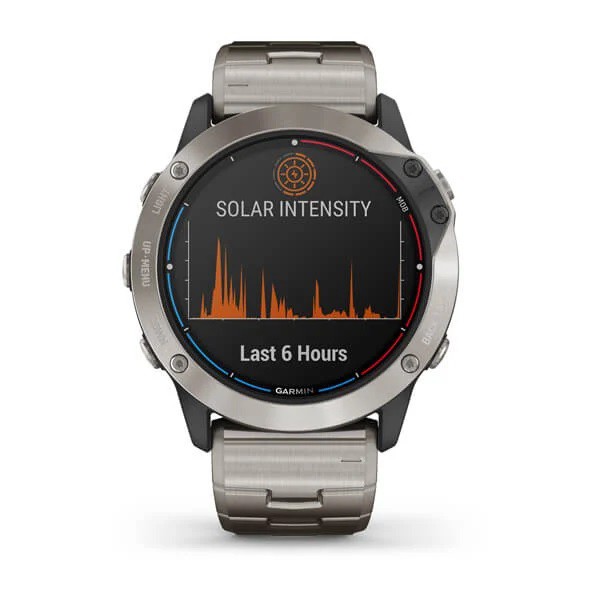 Quatix 6x Solar Titanium with Titan Band