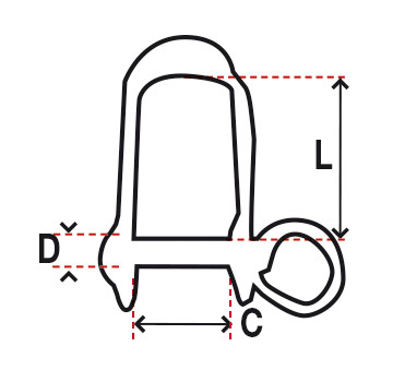 Bügel für RF185, RF186, RF187, RF188
