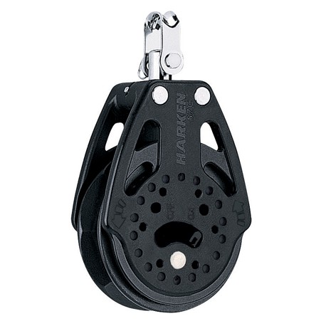Harken Rätschblock einfach mit Wirbelschäkel 75 mm – Hohe Haltekraft & kontrolliertes Lösen