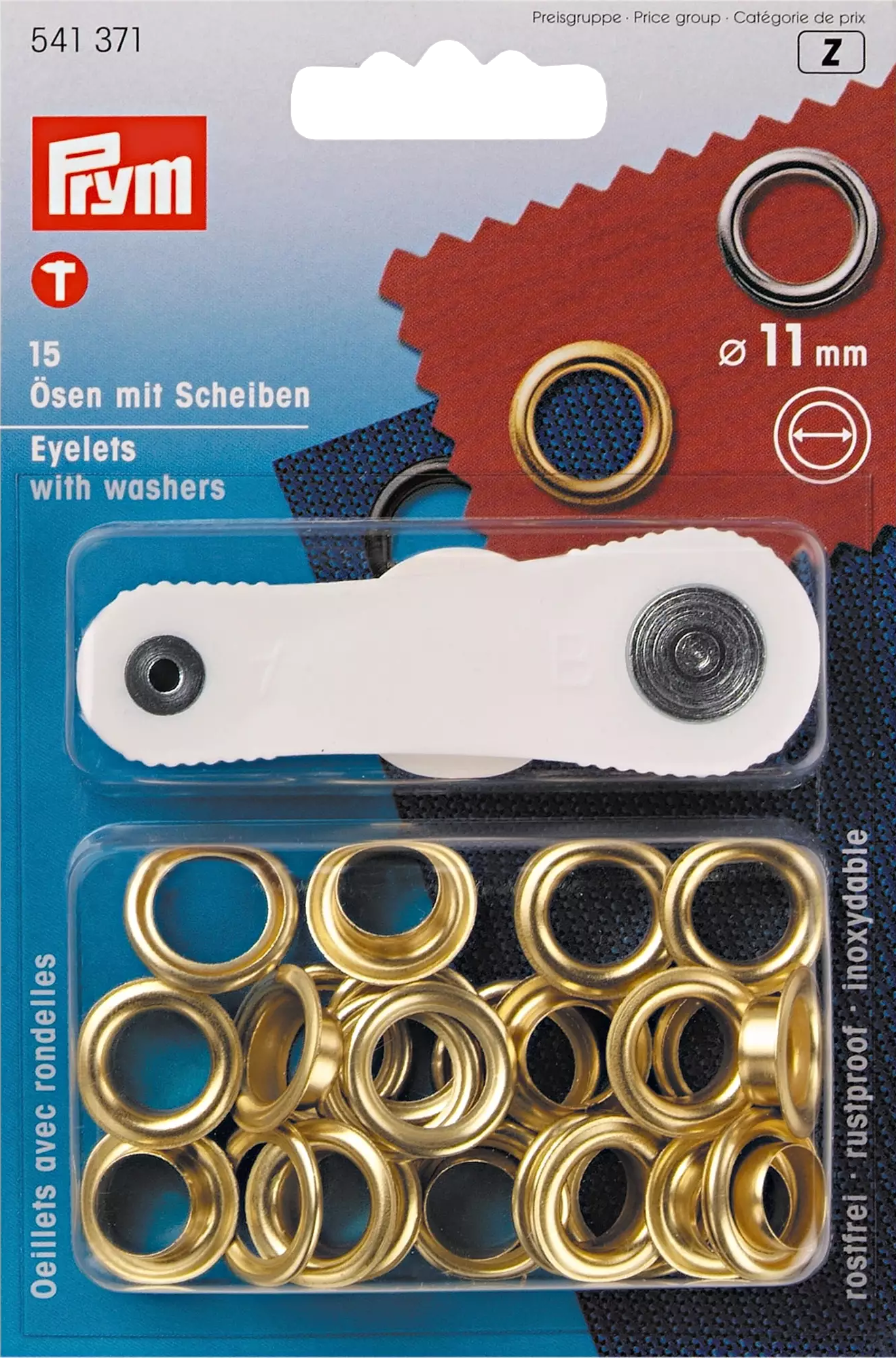 Messing-Ösen Set