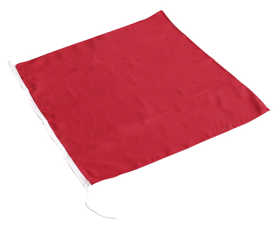 Notflagge Rot 60x60 cm