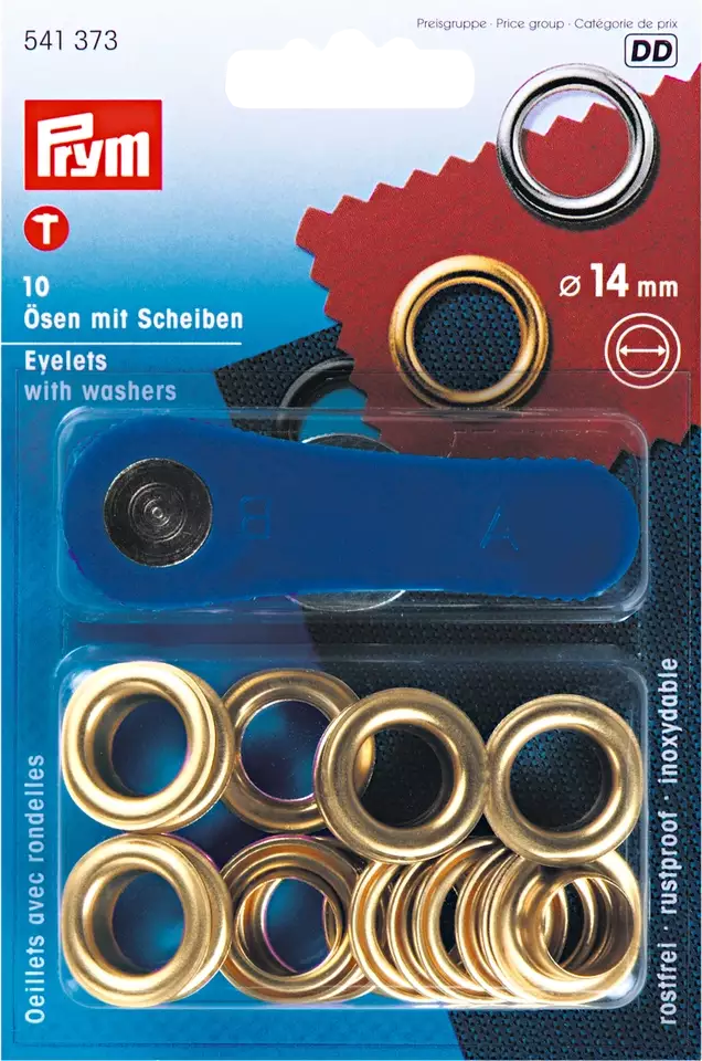 Messing-Ösen Set