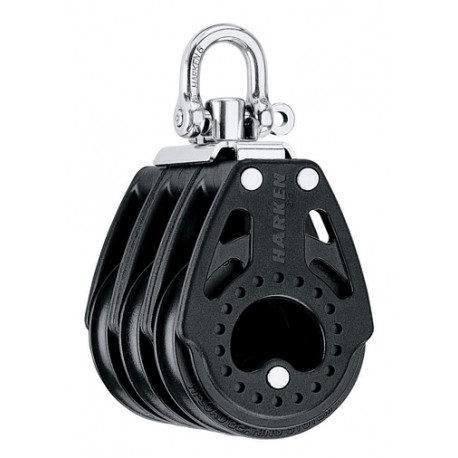 Harken Dreifachblock mit Wirbelschäkel 57 mm – Leicht, Robust & Höchste Lasten