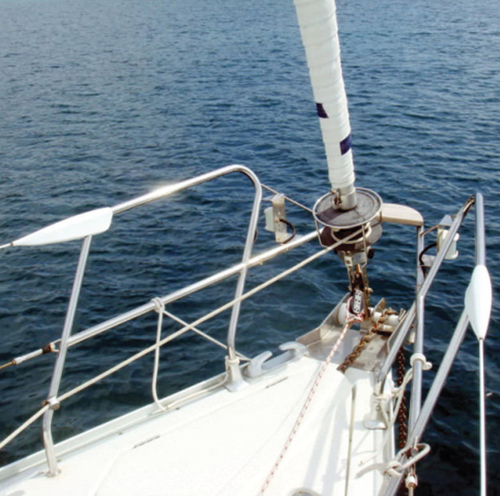 Segelschutz für Bugkorb, weiss, Paar