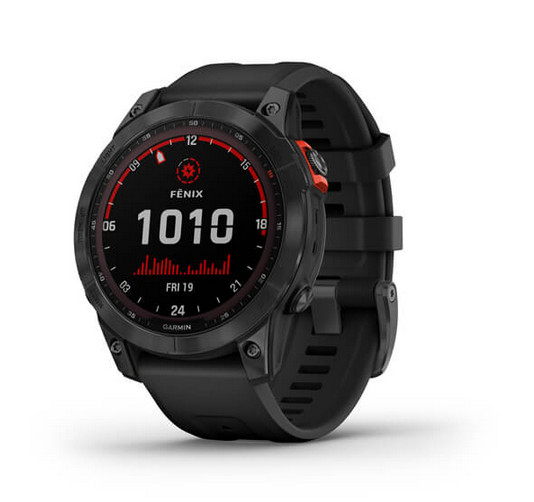 fenix 7 Solar, Slate Gray w/Black Band