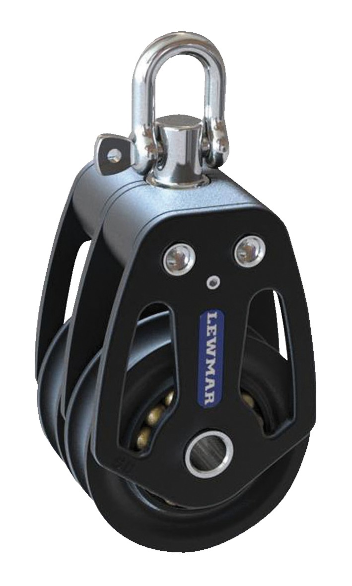 Block doppelt HTX,50mm,Wirbel,Alu