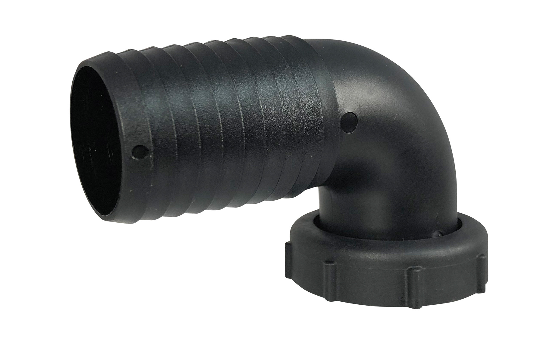 Eingangs-Ellbogenanschluss Ø 38mm Gewinde 1 1/2"