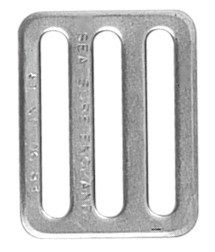 Gurtenschnalle 3 Schlitze für 40mm