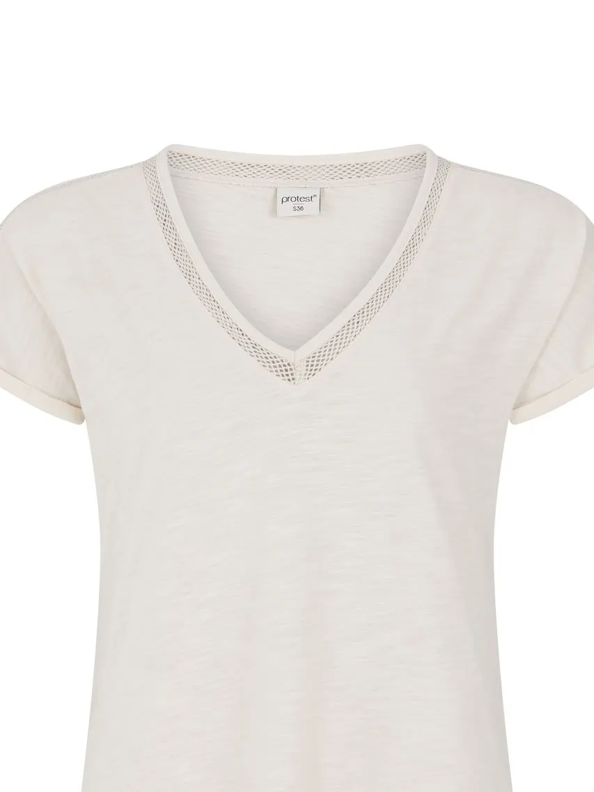 Protest PRTMondaysi T-Shirt mit V-Ausschnitt