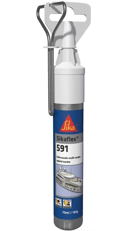 Sika Sikaflex-591 – Hybrid-Mehrzweck-Dichtstoffkleber, 70 ml