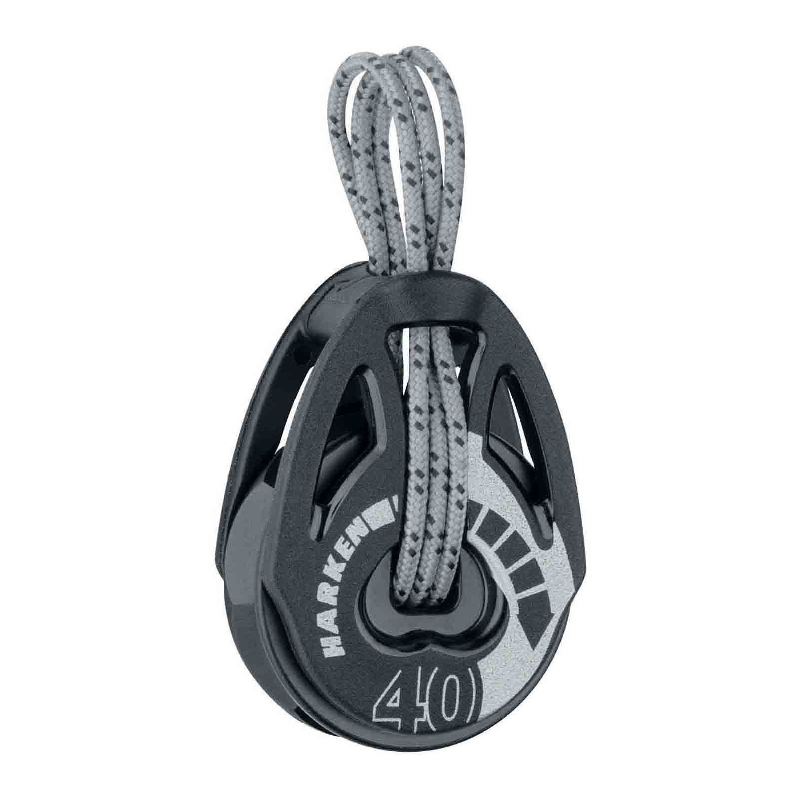 Harken 40mm Carbo T2 Ratschmatic Block, mit Loop