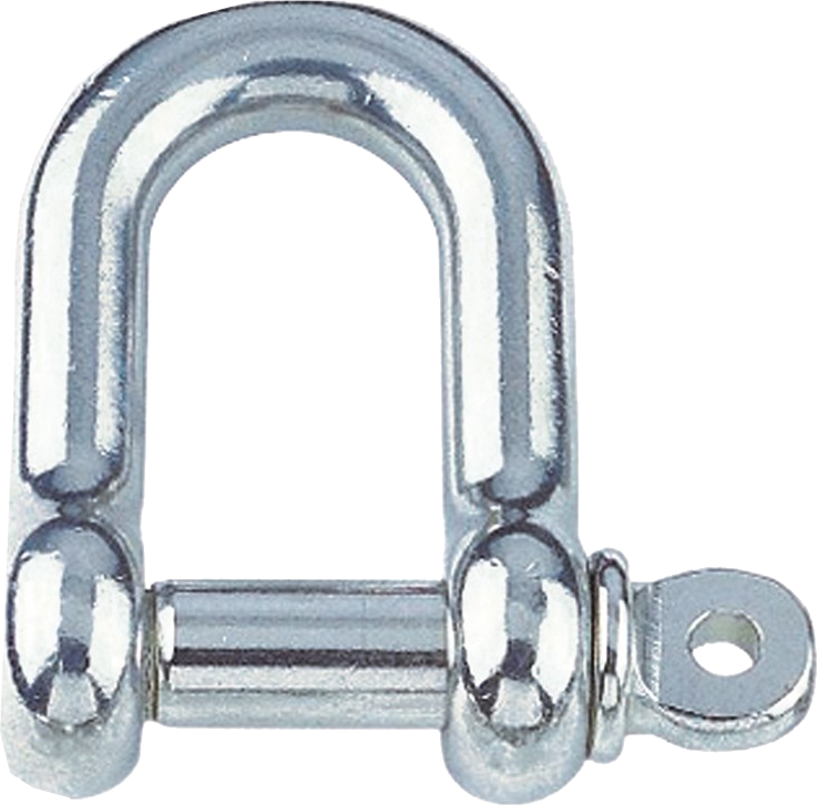 Schäkel, gerade Form, Edelstahl A4-AISI 316