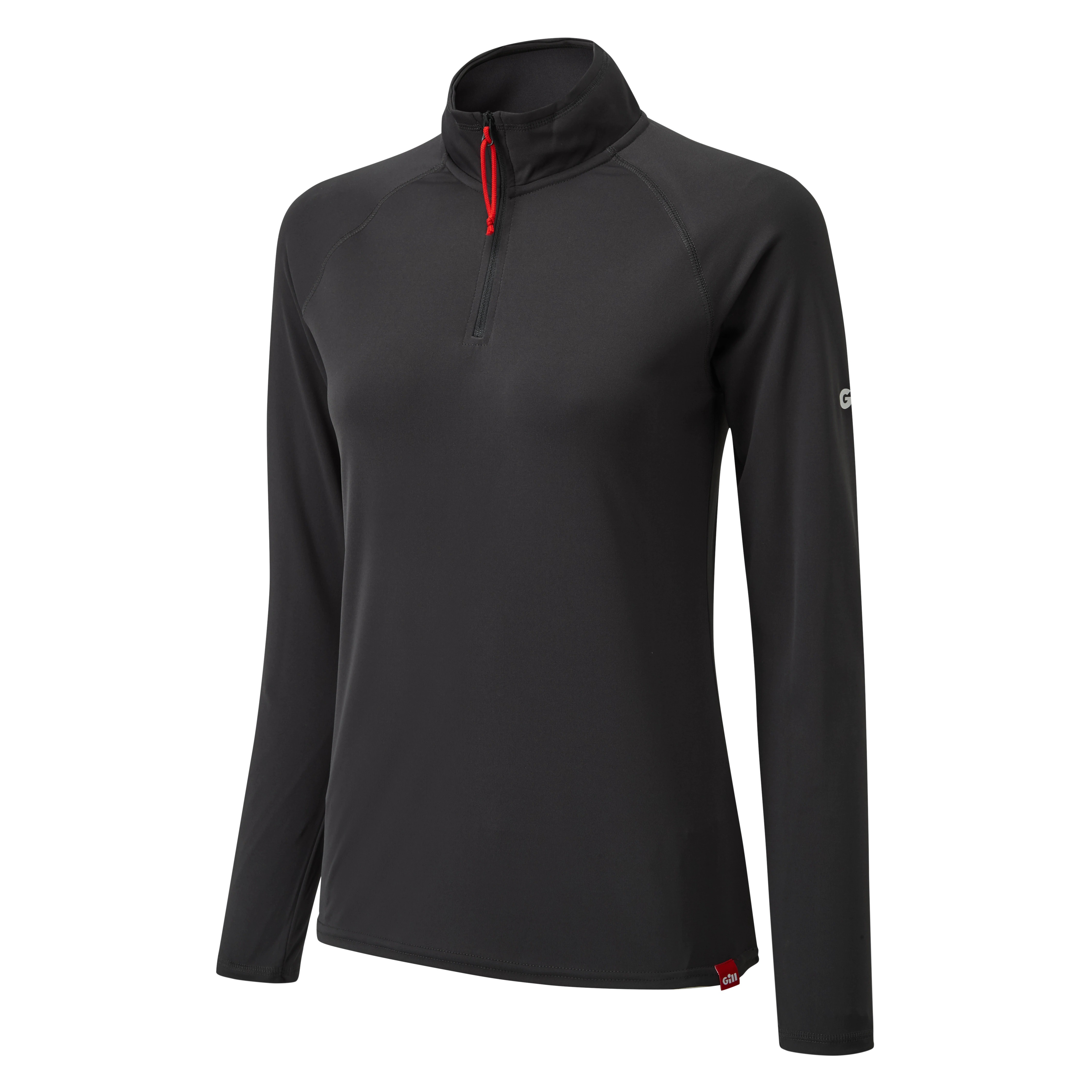 UV Tec L/S Zip Tee, Damen