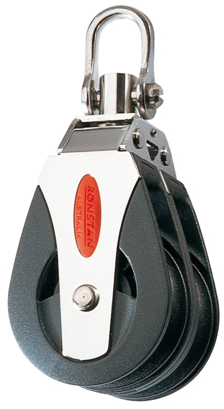 Ronstan Block Serie 50 BB doppelt mit Wirbelschäkel