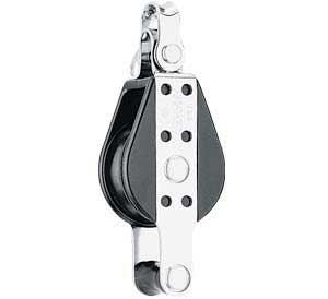 Harken Einfachblock mit Schäkel & Hundsfott 38 mm – Vielseitig & Reibungsarm für Steuerleinen