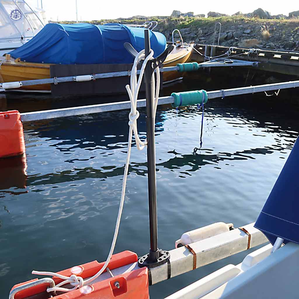 NOA Dockmaster Tauwerkhalter – Weiterentwicklung von Mr. Mooring, höhenverstellbar 80–135 cm