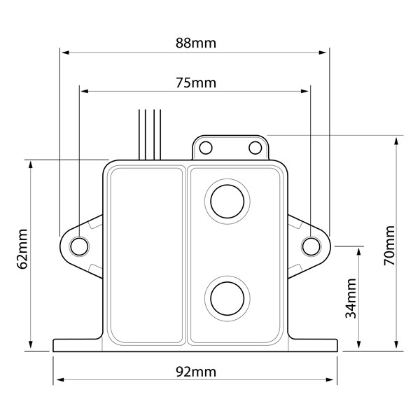 Whale Elektrischer Niveauschalter für Bilgenpumpen 12 V / 24 V bis 20 A