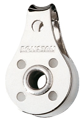 Block mit Delrinrolle 19 mm