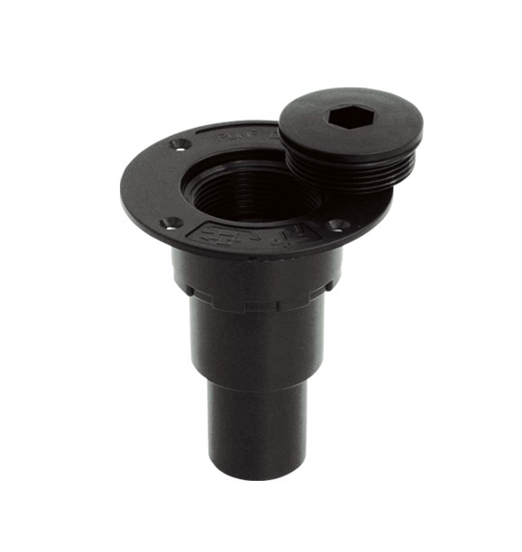 Deck-Auspumpstutzen ISO Norm aus Nylon