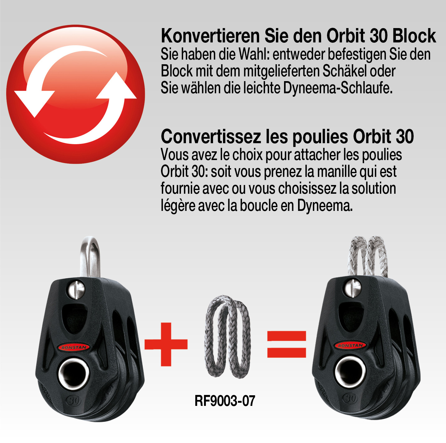 Orbit Block 30mm dreifach