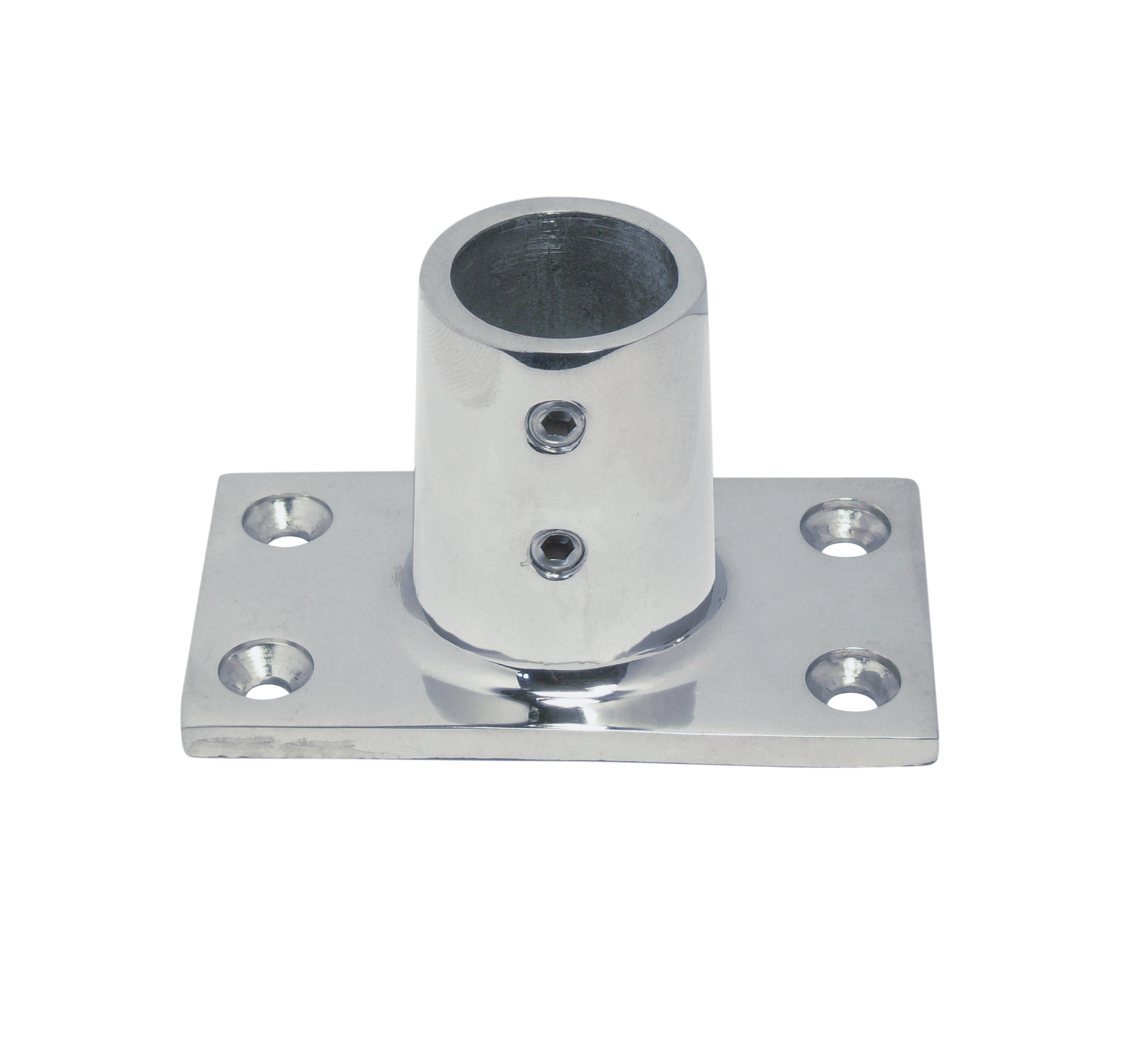 Relingfuss Inox 90°