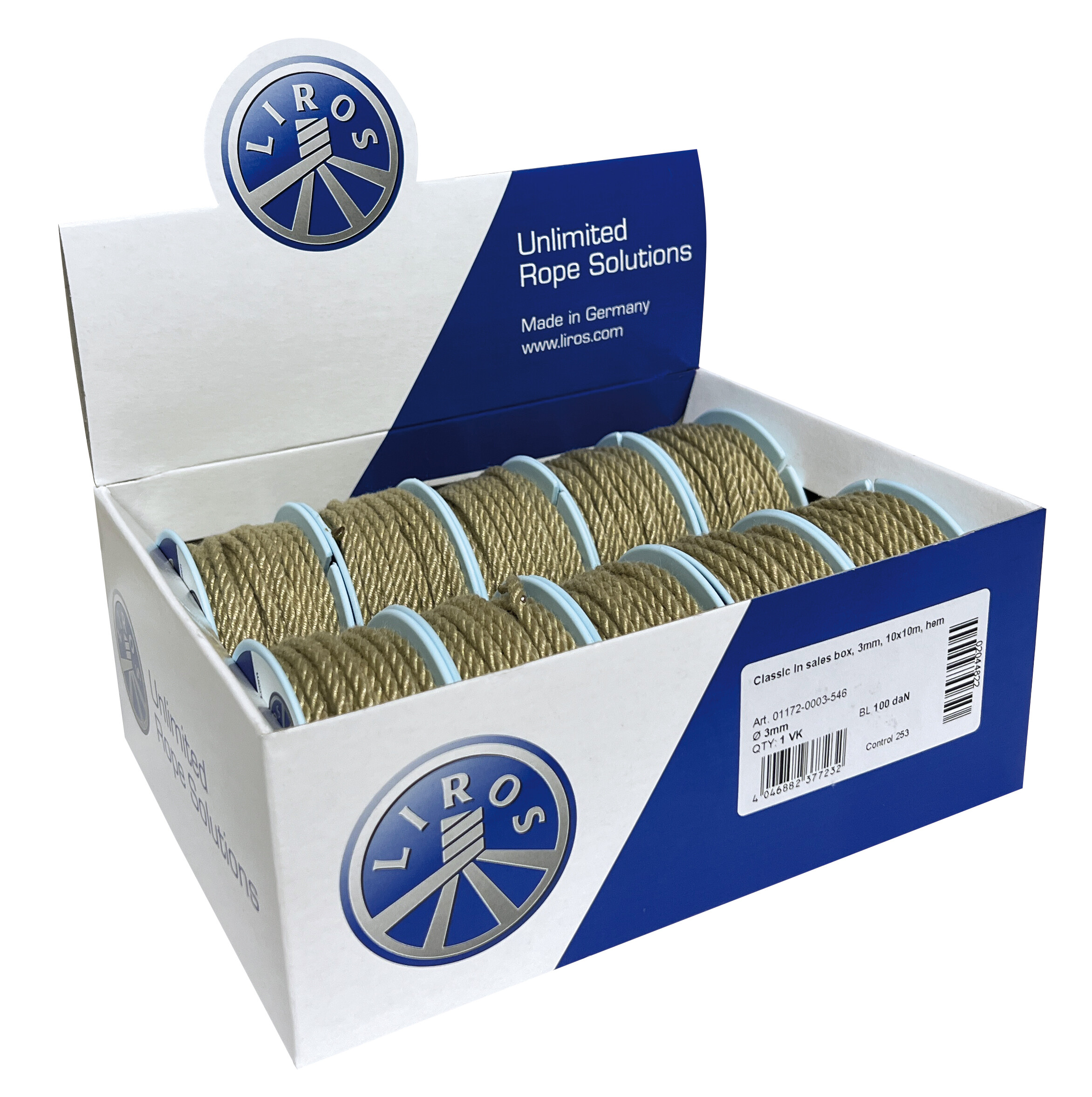 Classic 3mm, 10 Minispulen 10m
