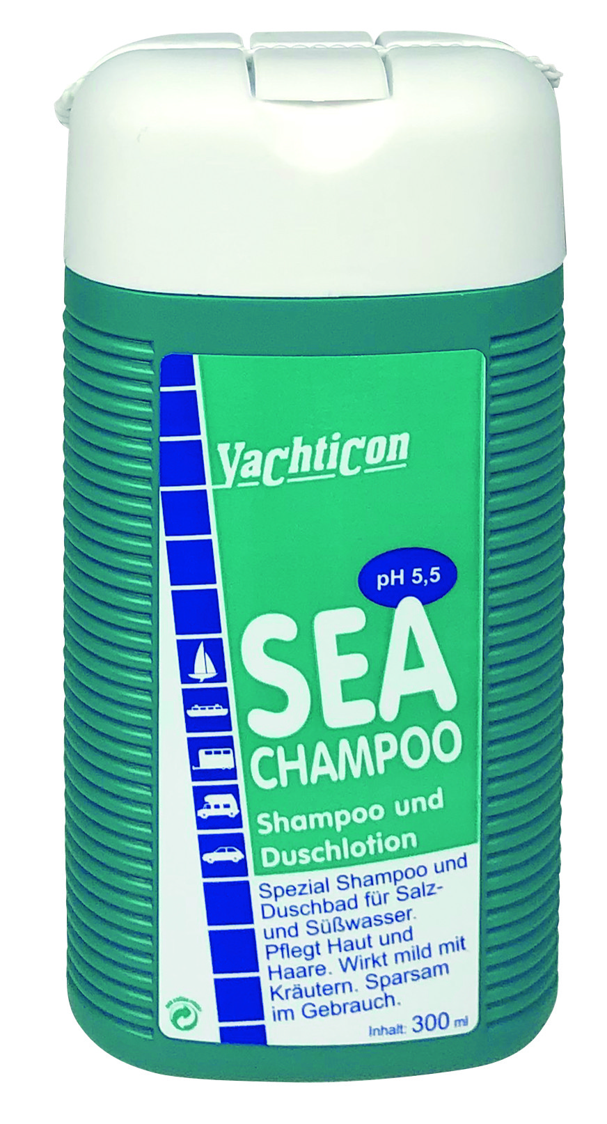 Yachticon Sea Champoo – Duschgel & Shampo für Salz- & Süsswasser, 300 ml