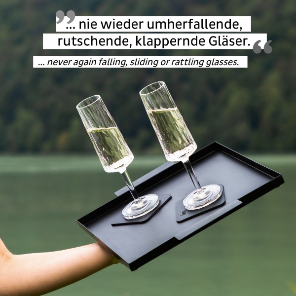 silwy Magnet-Kunststoffgläser Sekt 1.5 dl