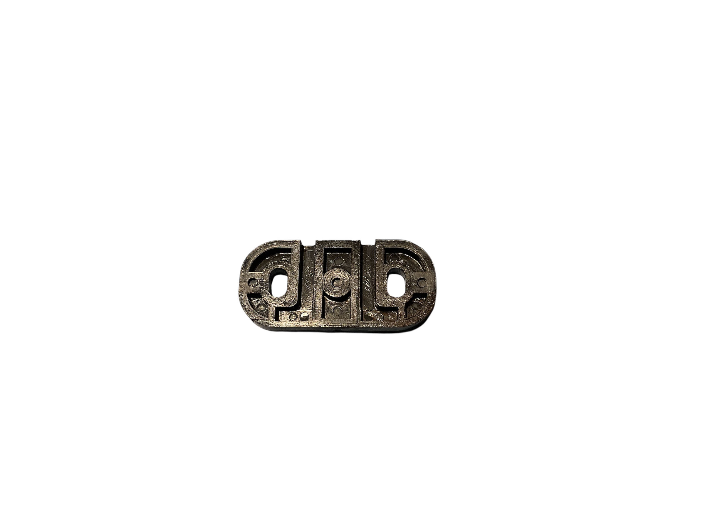 Unterlage für Schotklemme 6-14mm – Nylon Schwarz | 64x30x5.5mm | Mit Bügelöffnungen