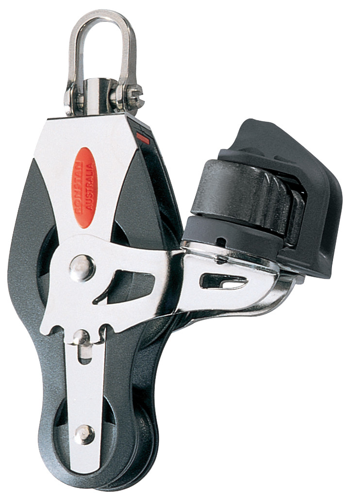 Ronstan Violinblock Serie 40 BB mit Klemme + Wirbel