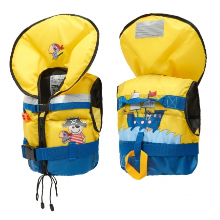 Aquarius Kinderfeststoffweste CE100N ORKA/KAPITÄN | 0-30kg | Eingeschränkt Ohnmachtssicher | Für Binnengewässer