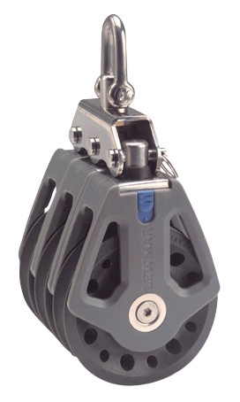 Block dreifach Synchro 60mm mit Wirbel