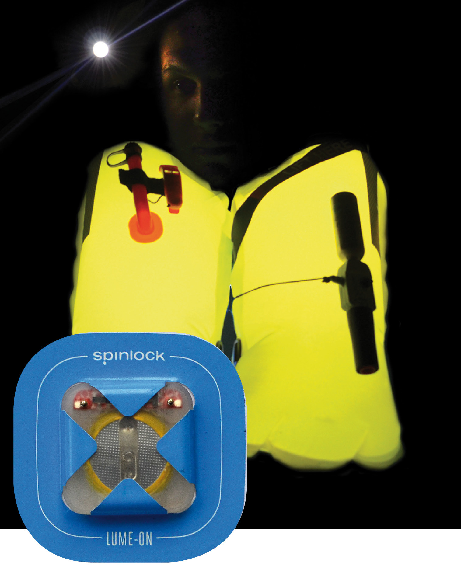 Spinlock Lume On – LED Blinklichter für Schwimmwesten
