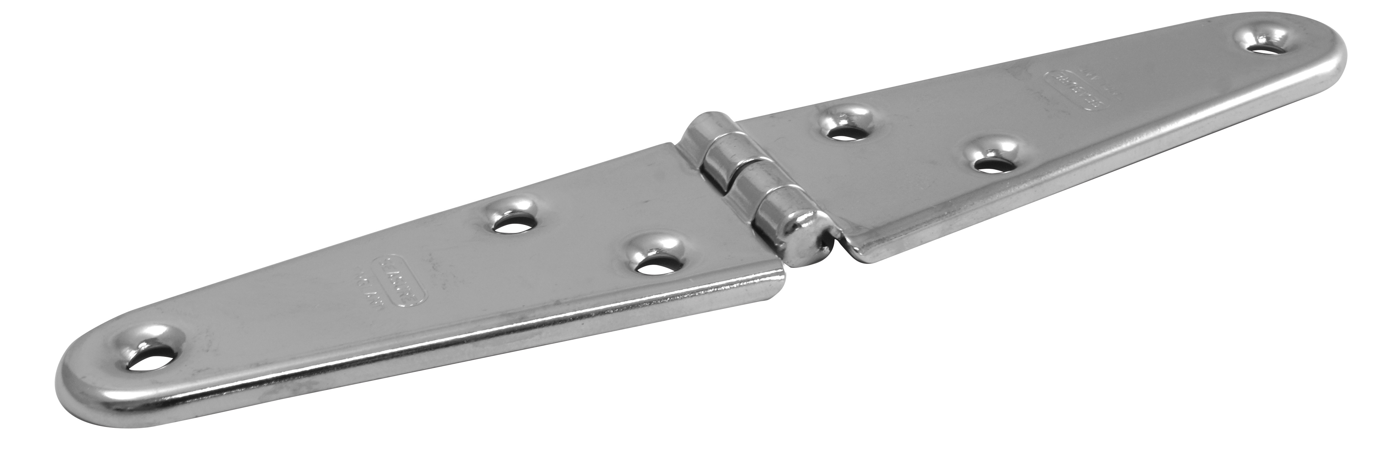 Scharnier Inox 184 x 39mm