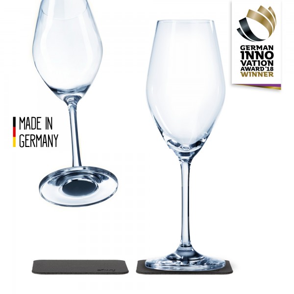 silwy Magnet-Kristallglas Champagner 2 dl