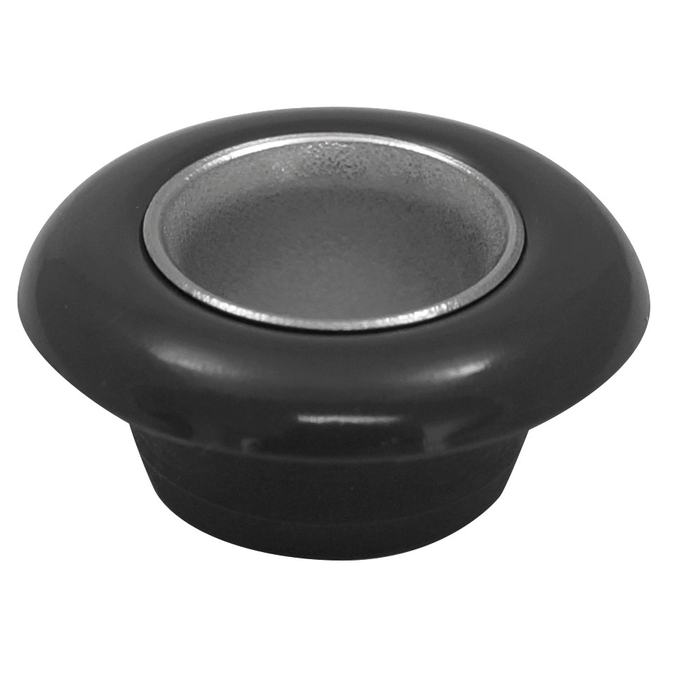 Decköse zum Einbauen aus Nylon mit Edelstahlverstärkung ø13 mm - Grau