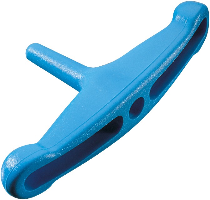 Trapezgriff , Nylon, blau