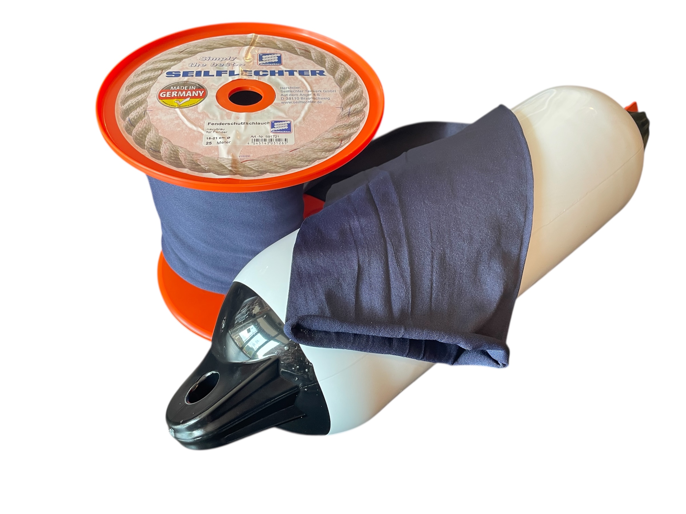Seilflechter Schutzschlauch für Fender ø 15 - 21cm