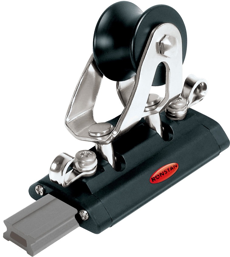 Ronstan Fockschlitten Serie 19 mit Kugellager – 40 mm Rolle, 2 Befestigungspunkte