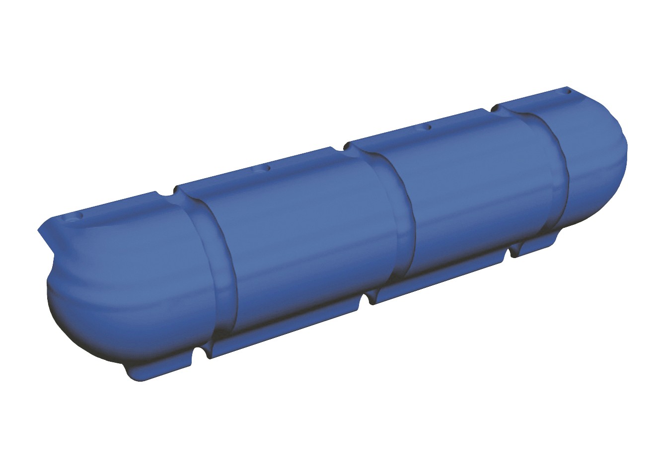 Stegfender, 90x25x19cm, blau